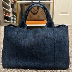 Authentic Prada Canapa Denim in MM
